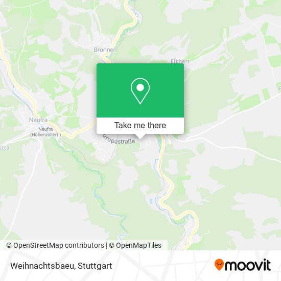 Карта Weihnachtsbaeu