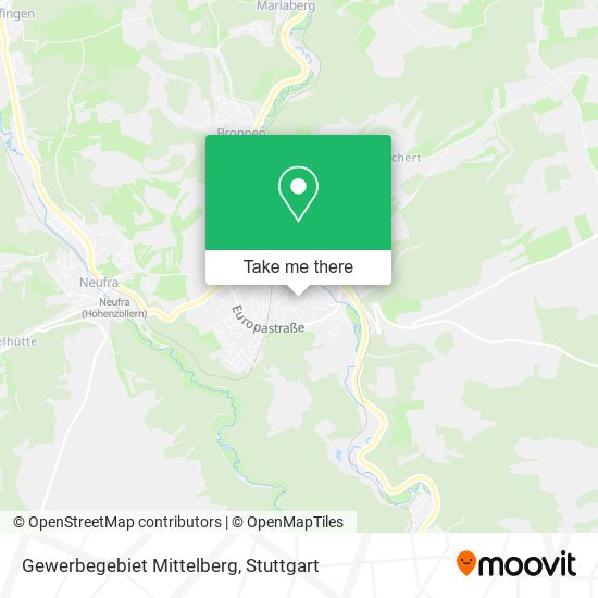 Gewerbegebiet Mittelberg map