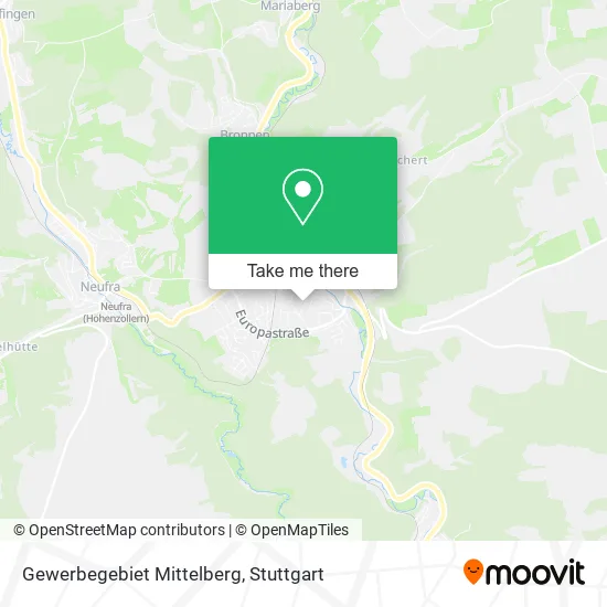Карта Gewerbegebiet Mittelberg