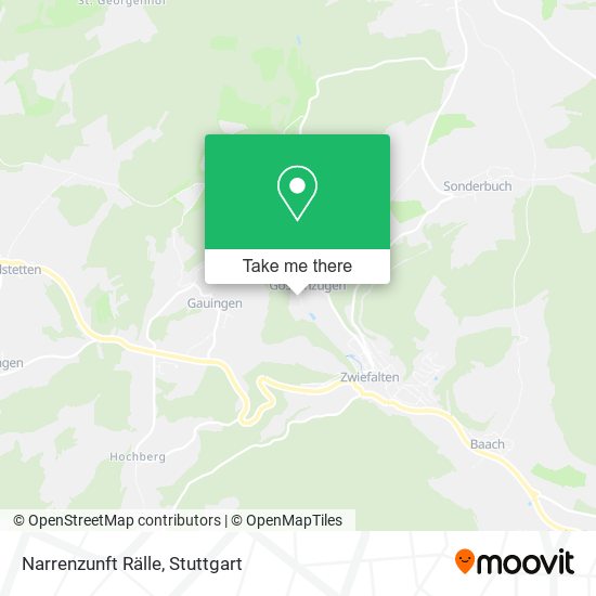 Карта Narrenzunft Rälle