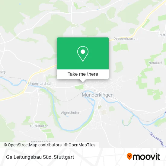 Карта Ga Leitungsbau Süd