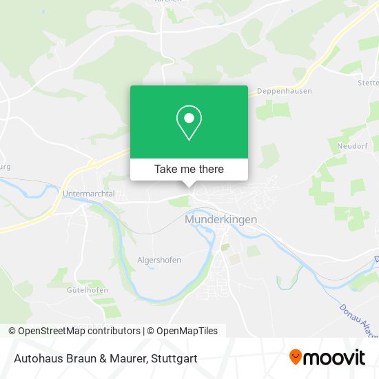 Autohaus Braun & Maurer map