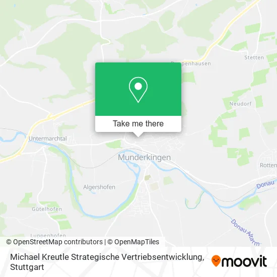 Карта Michael Kreutle Strategische Vertriebsentwicklung