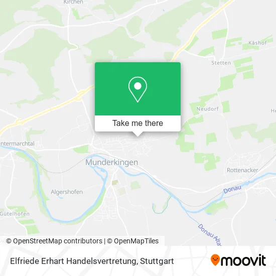 Карта Elfriede Erhart Handelsvertretung
