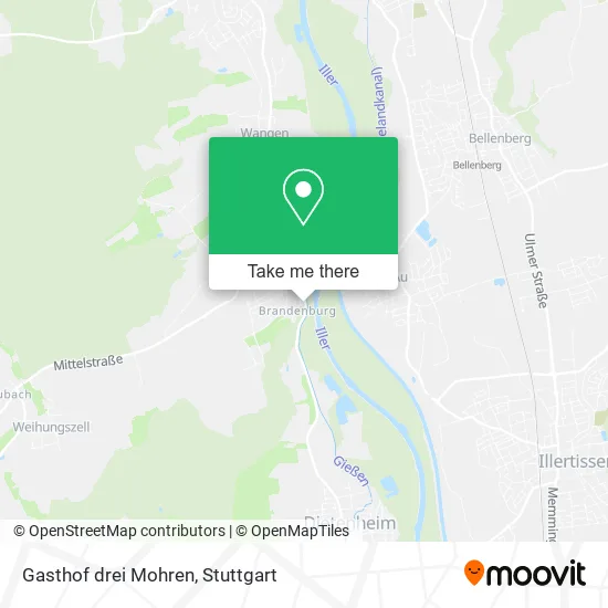 Карта Gasthof drei Mohren