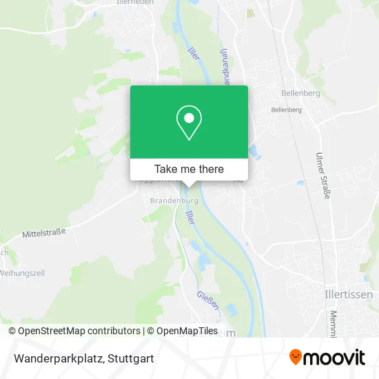 Карта Wanderparkplatz