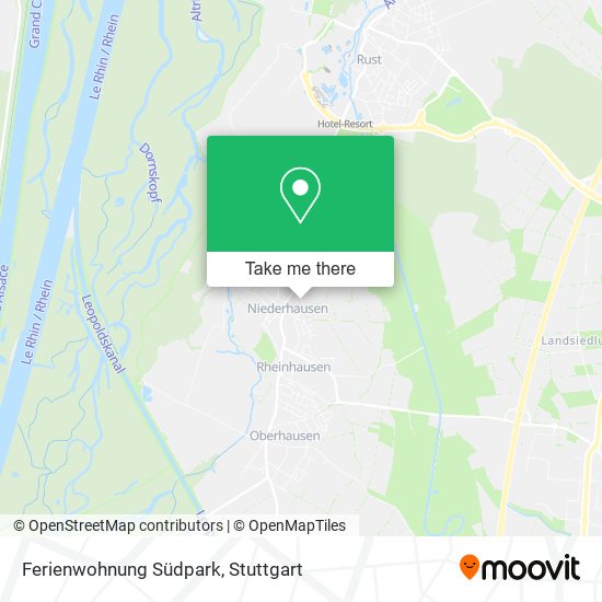 Ferienwohnung Südpark map