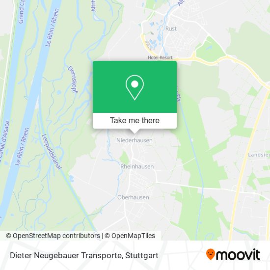 Dieter Neugebauer Transporte map