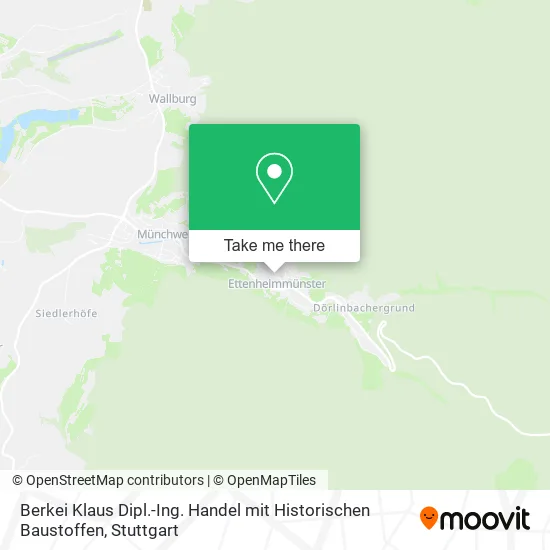 Карта Berkei Klaus Dipl.-Ing. Handel mit Historischen Baustoffen