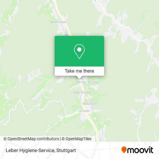 Leber Hygiene-Service map