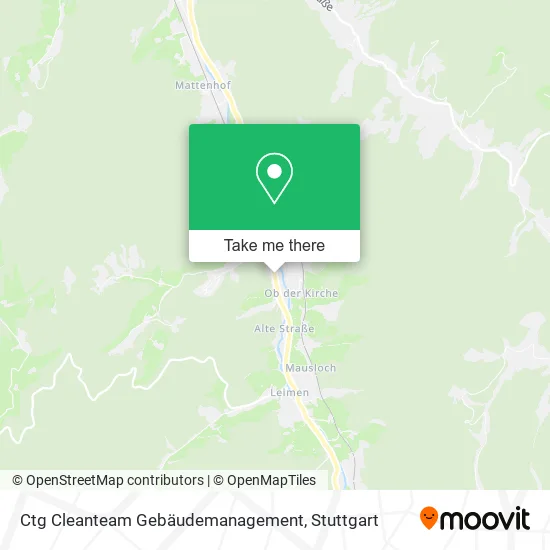 Карта Ctg Cleanteam Gebäudemanagement