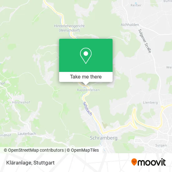 Карта Kläranlage