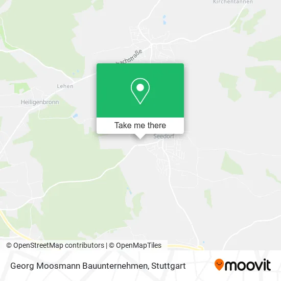 Карта Georg Moosmann Bauunternehmen