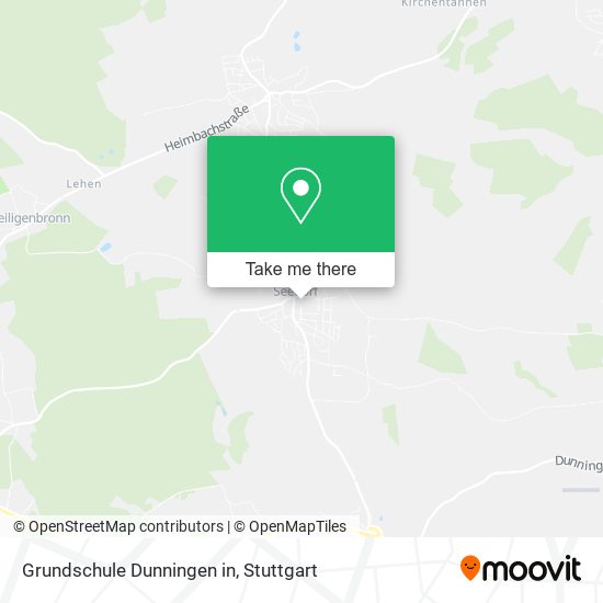 Grundschule Dunningen in map