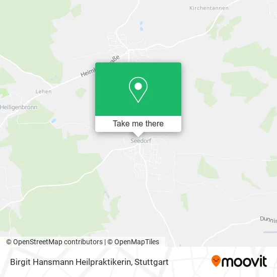 Карта Birgit Hansmann Heilpraktikerin