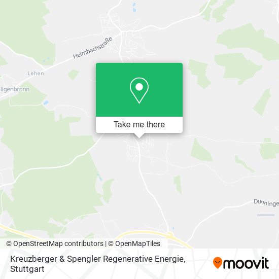 Карта Kreuzberger & Spengler Regenerative Energie