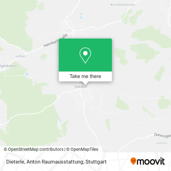 Карта Dieterle, Anton Raumausstattung