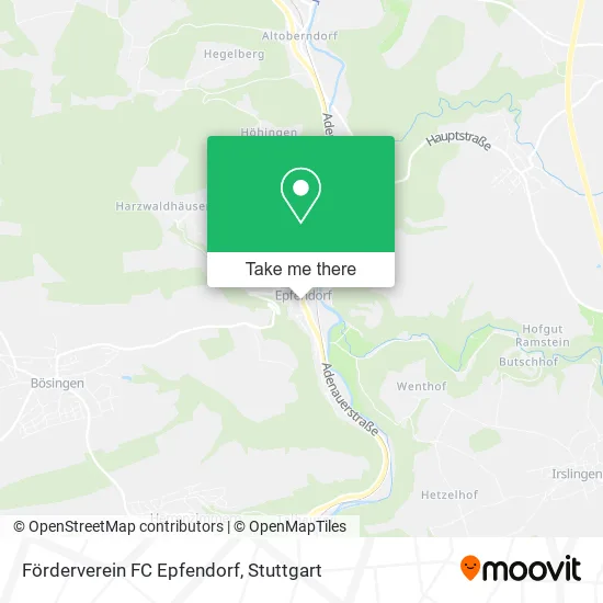 Карта Förderverein FC Epfendorf