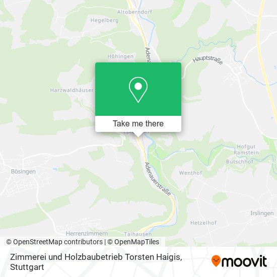 Zimmerei und Holzbaubetrieb Torsten Haigis map