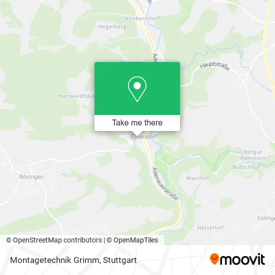 Карта Montagetechnik Grimm