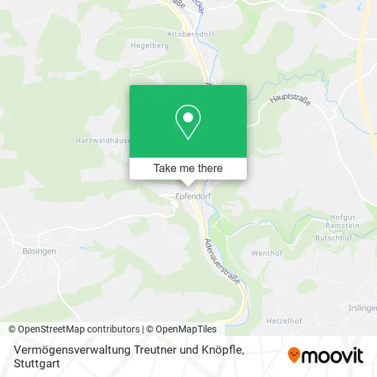 Карта Vermögensverwaltung Treutner und Knöpfle