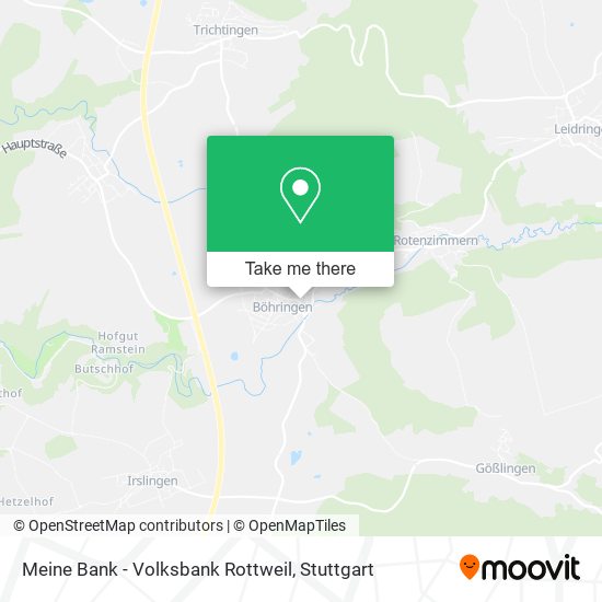 Meine Bank - Volksbank Rottweil map