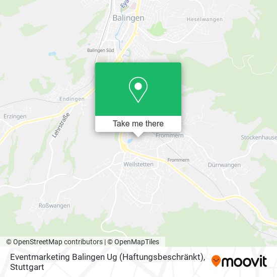 Eventmarketing Balingen Ug (Haftungsbeschränkt) map