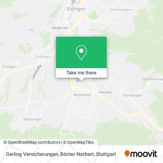 Карта Gerling Versicherungen, Börner Norbert