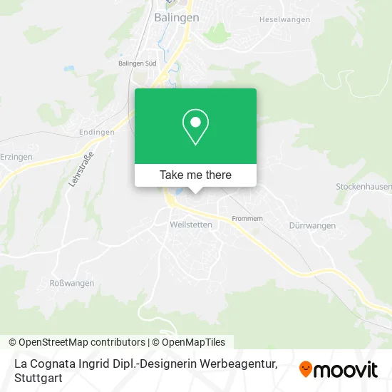 Карта La Cognata Ingrid Dipl.-Designerin Werbeagentur