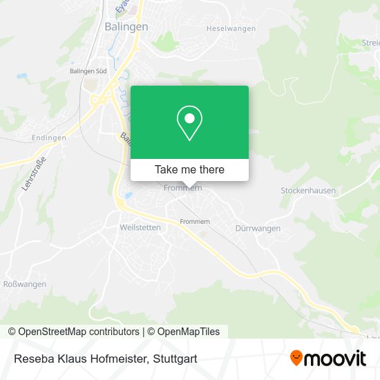 Reseba Klaus Hofmeister map