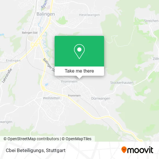 Cbei Beteiligungs map