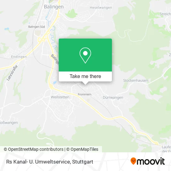 Карта Rs Kanal- U. Umweltservice
