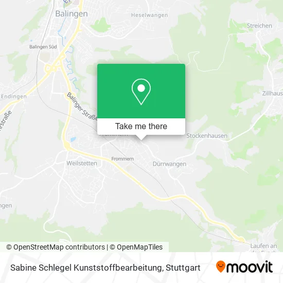 Карта Sabine Schlegel Kunststoffbearbeitung