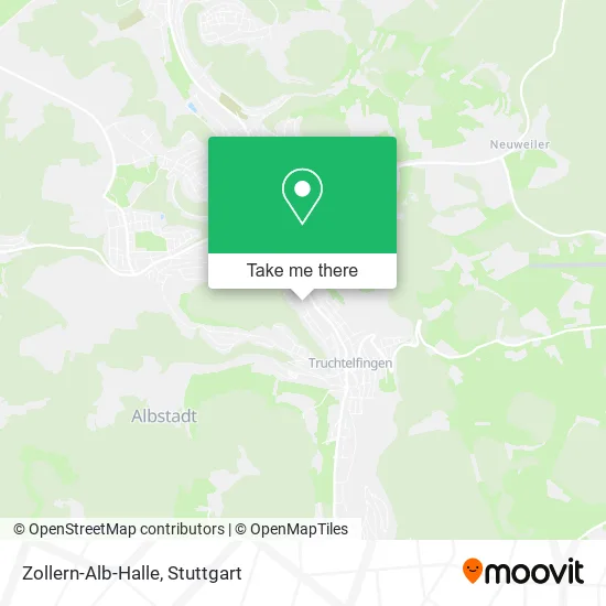 Карта Zollern-Alb-Halle
