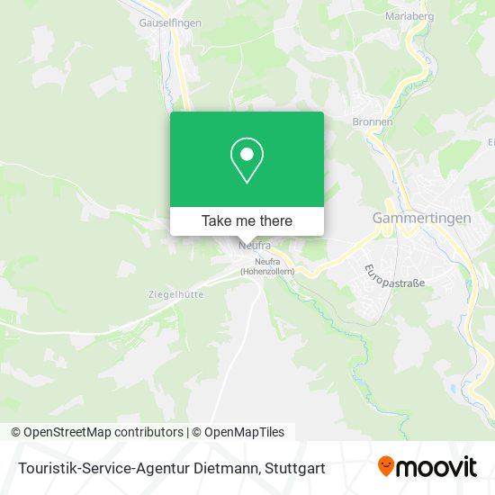 Touristik-Service-Agentur Dietmann map