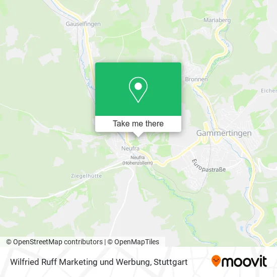 Карта Wilfried Ruff Marketing und Werbung