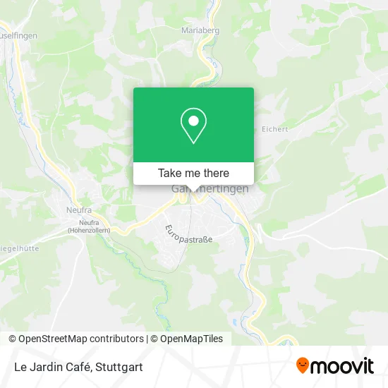 Карта Le Jardin Café