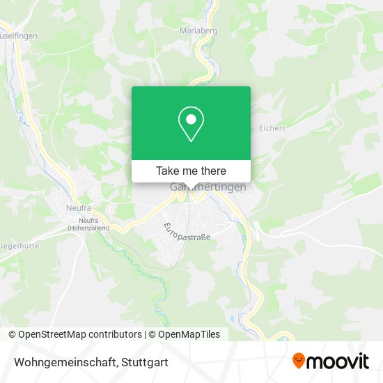 Карта Wohngemeinschaft