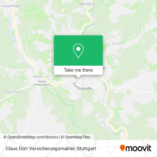 Claus Dürr Versicherungsmakler map