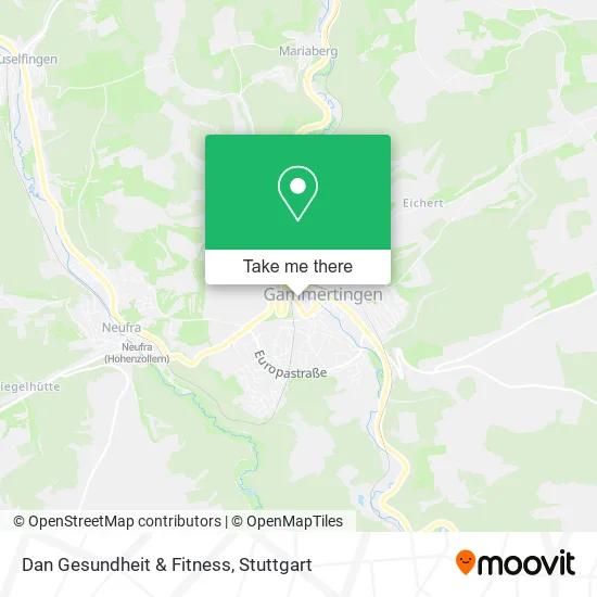 Карта Dan Gesundheit & Fitness