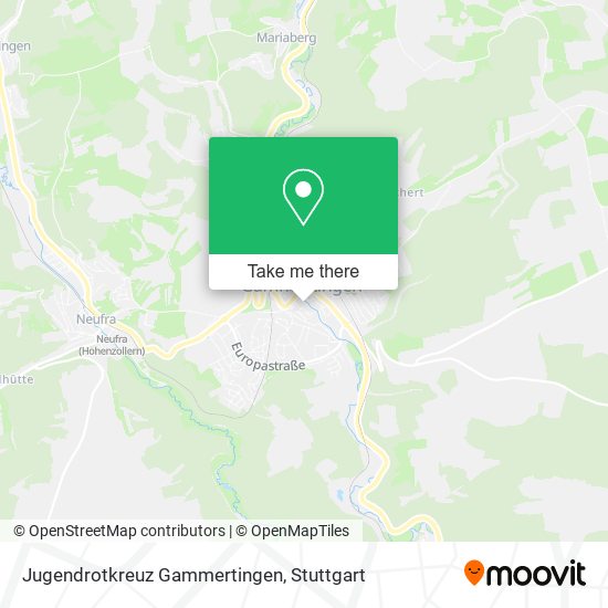 Карта Jugendrotkreuz Gammertingen