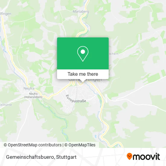 Карта Gemeinschaftsbuero