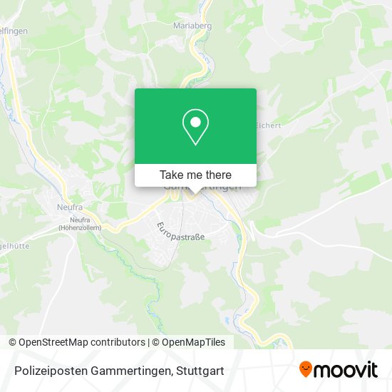 Polizeiposten Gammertingen map