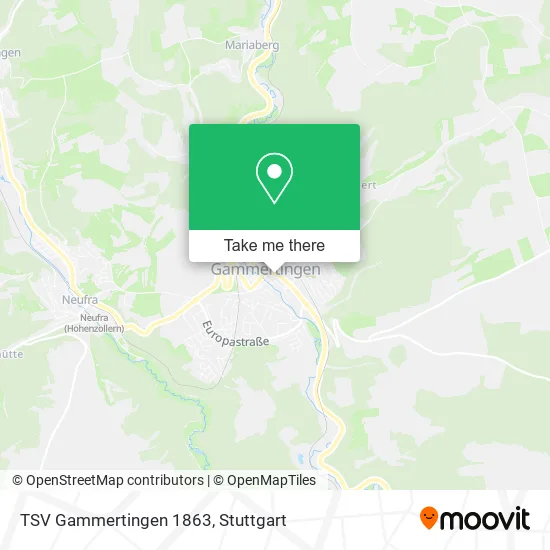 Карта TSV Gammertingen 1863