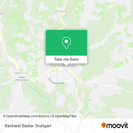 Карта Bäckerei Sauter