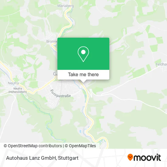 Карта Autohaus Lanz GmbH