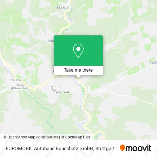 Карта EUROMOBIL Autohaus Bauschatz GmbH