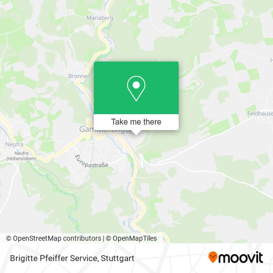Brigitte Pfeiffer Service map