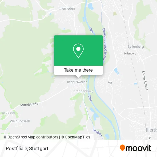 Карта Postfiliale