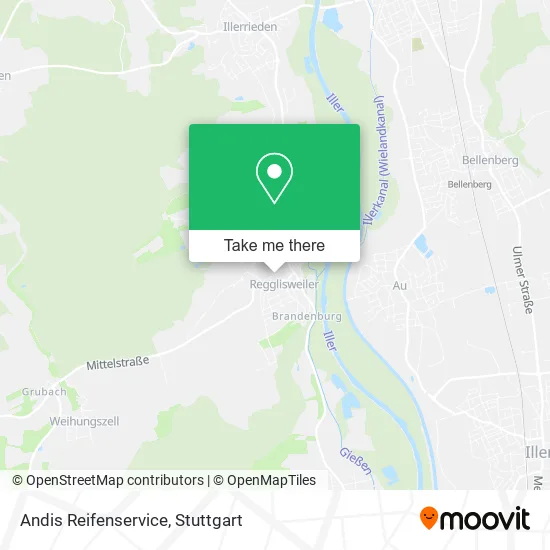 Карта Andis Reifenservice